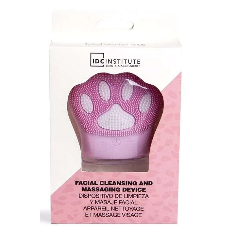 Φωτογραφία προϊόντος: IDC Facial Cleansing + Massaging Device Ηλεκτρικό Βουρτσάκι Σιλικόνης για Καθαρισμό και Μασάζ Προσώπου Ροζ Λευκό