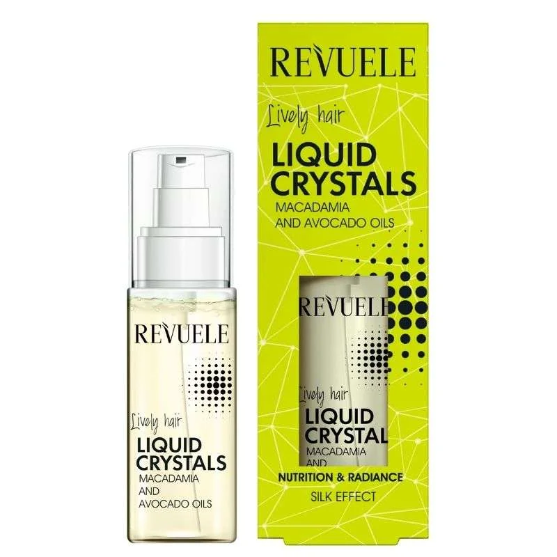 Φωτογραφία προϊόντος: Revuele Lively Hair Liquid Crystals with Macadamia + Avocado oils Θρέψη για Ξηρά Μαλλιά 50ml