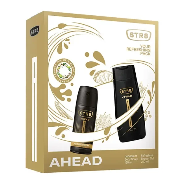 Φωτογραφία προϊόντος: STR8 Ahead Giannis Antetokounmpo Gift Set Deodorant Body Spray 150ml + Shower Gel 250ml