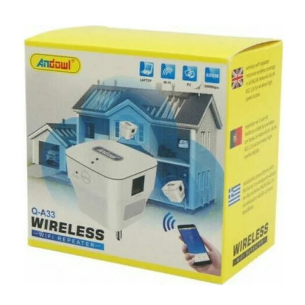 Φωτογραφία προϊόντος: Ενισχυτής Σήματος WiFi Repeater Andowl Q-A33
