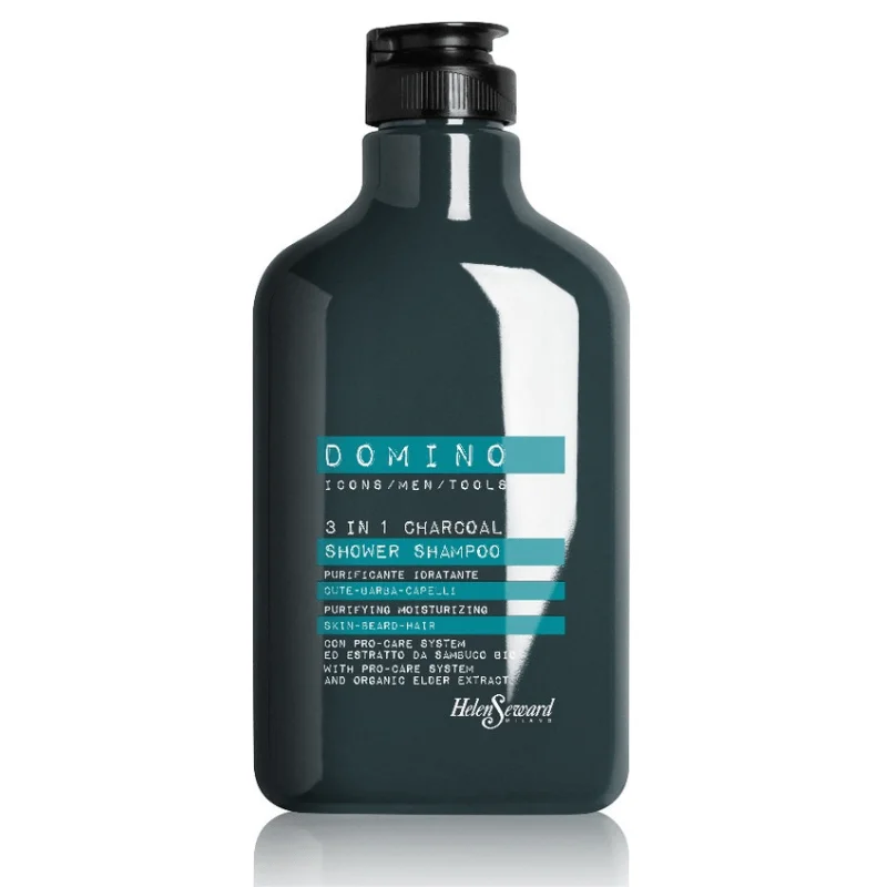 Φωτογραφία προϊόντος: Helen Seward Domino 3 in 1 Charcoal Shower + Shampoo 250ml - Μαλλιά, Γένια + Σώμα