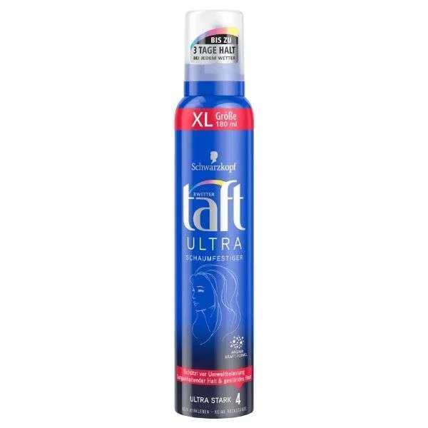 Φωτογραφία προϊόντος: Schwarzkopf Taft Foam Very Strong 4 Αφρός Πολύ Δυνατός Διαβάθμισης 4 180ml