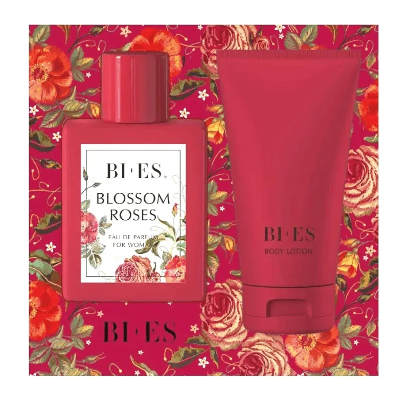Φωτογραφία προϊόντος: Bi Es Blossom Roses Gift Set for Women Άρωμα EDP 100ml Parfum 12ml + Shower Gel 50ml