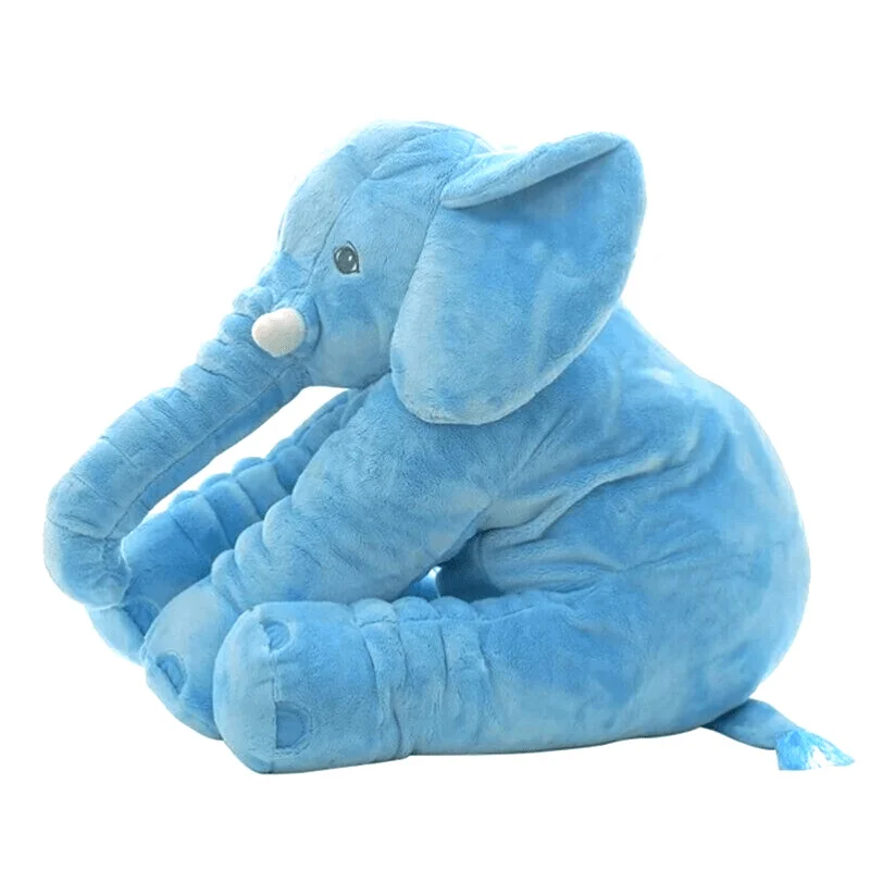 Φωτογραφία προϊόντος: VIP Baby Dolls Stuffed Blue Elephant, Λούτρινος Ελέφαντας Μαξιλάρι Μπλέ 50cm