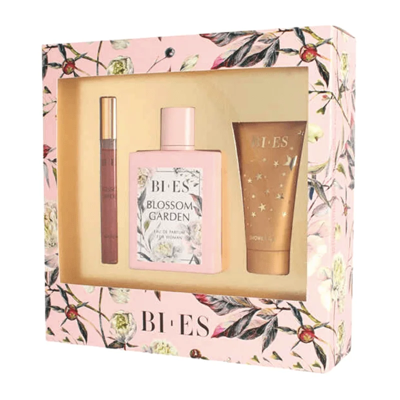Φωτογραφία προϊόντος: Bi Es Blossom Garden Gift Set for Women Άρωμα EDP 100ml Parfum 12ml + Shower Gel 50ml
