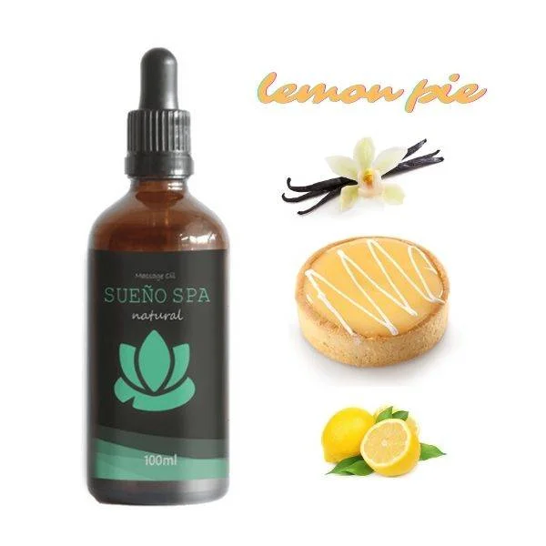 Φωτογραφία προϊόντος: Sueño Spa Moisturizing Massage Body Oil Λάδι Σώματος Lemon Pie με Βανίλια + Λεμόνι 100ml
