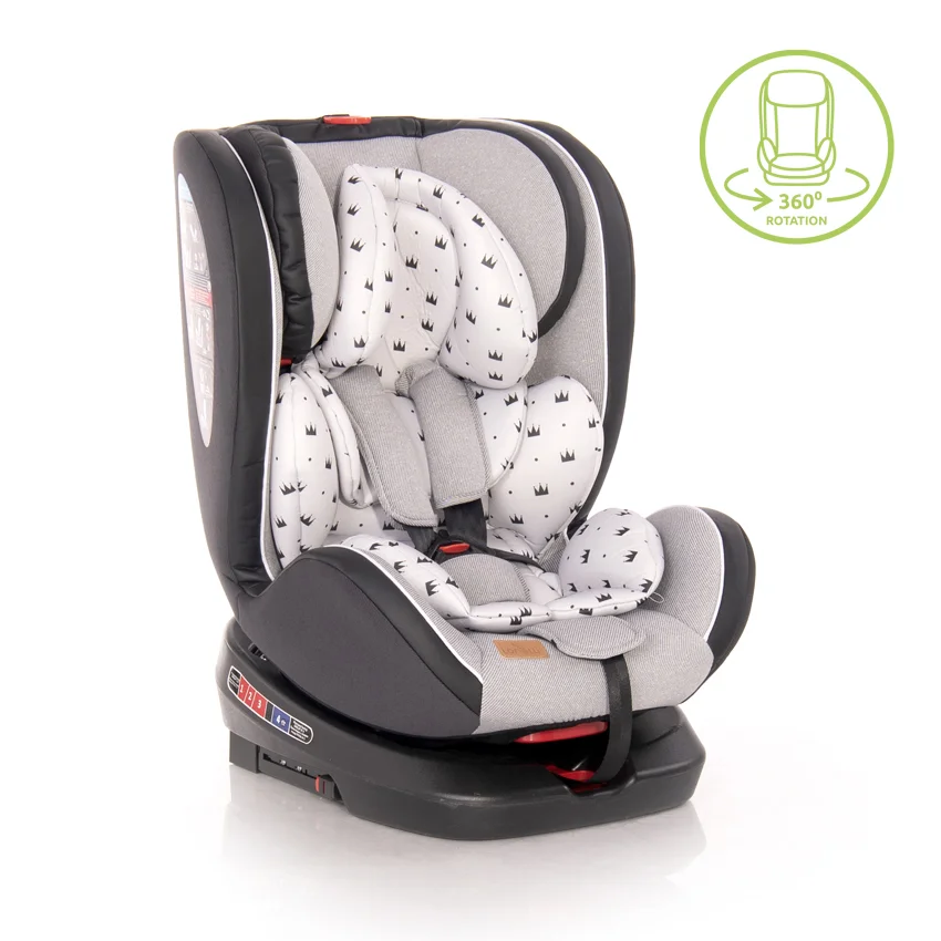 Φωτογραφία προϊόντος: LORELLI - CAR SEAT NEBULA ISOFIX 0-36 KG ROT.GREY CROWNS - 10071382094
