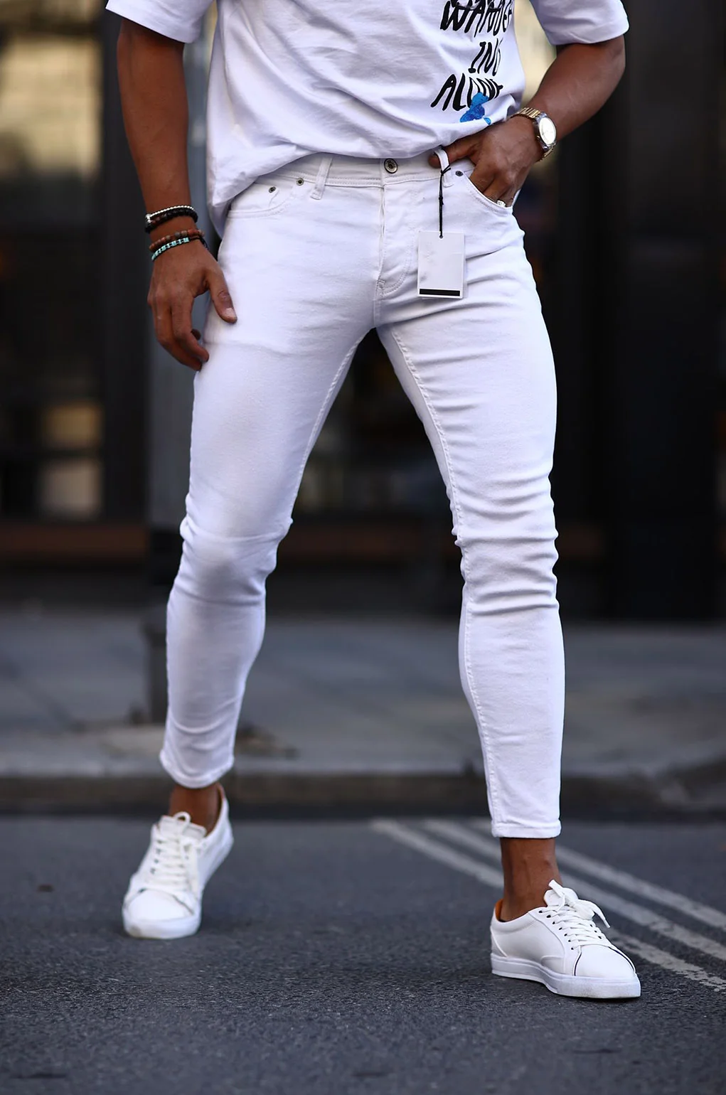 Φωτογραφία προϊόντος: Παντελόνι Jean Off White 1064