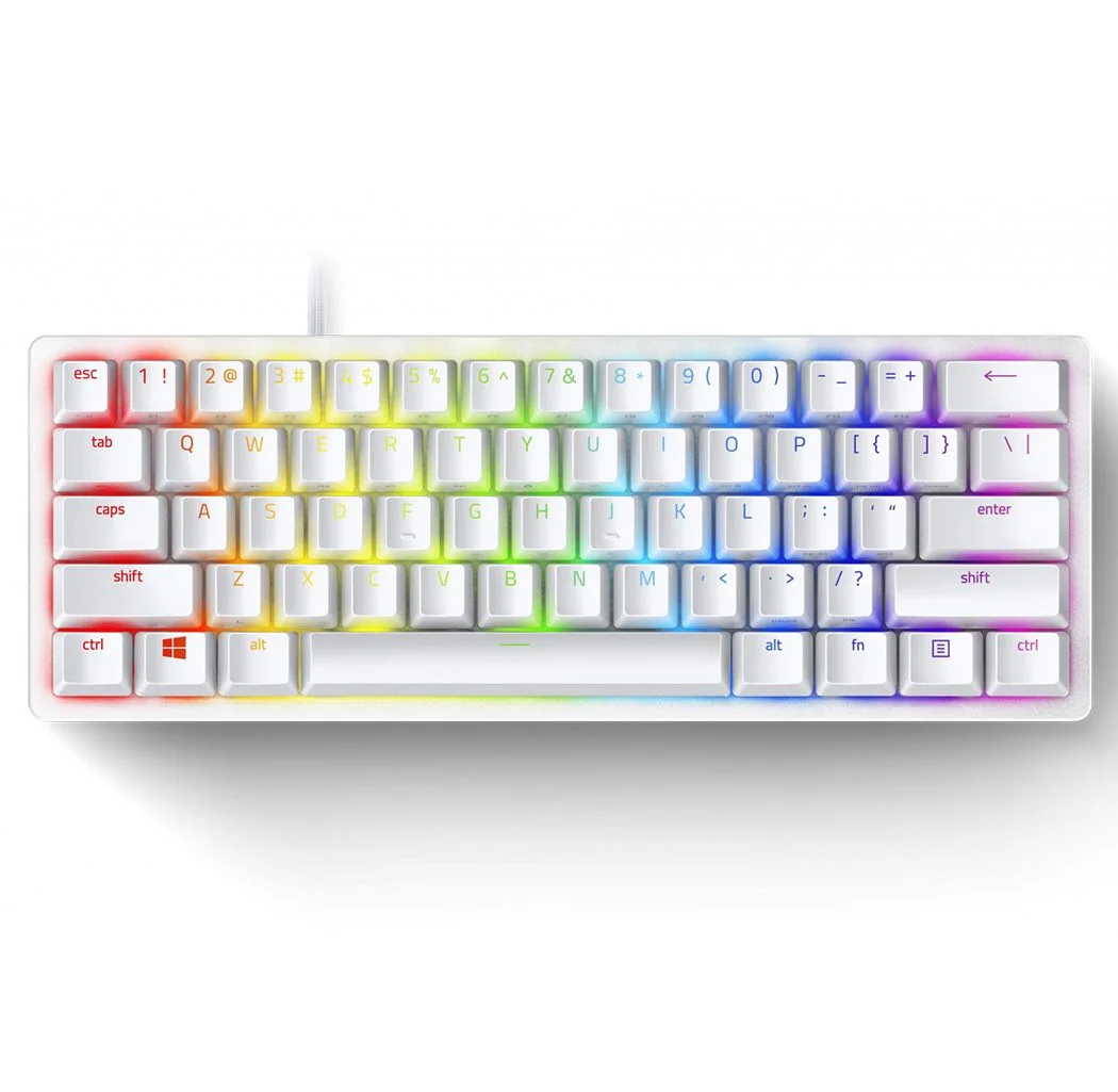 Φωτογραφία προϊόντος: Razer HUNTSMAN MINI MERCURY ED. - 60% Linear Red Opto Mechanical Switch Gaming Keyboard - US Layout