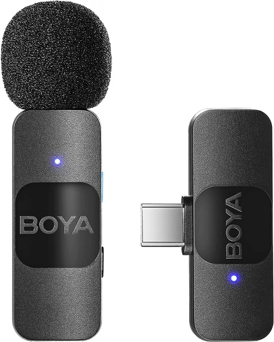 Φωτογραφία προϊόντος: BOYA BY-V10 Wireless Lavalier Microphone for Android Mini Lapel USB-C connection