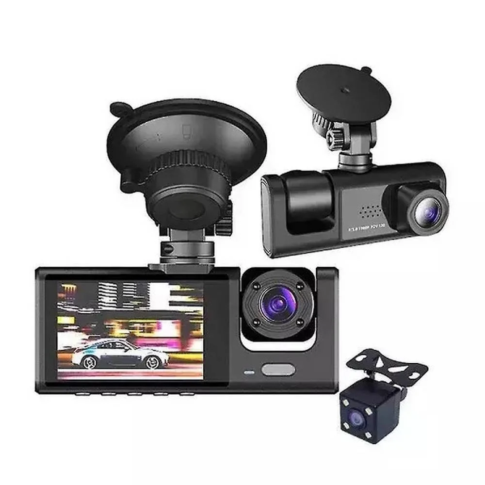 Φωτογραφία προϊόντος: Black Box Κάμερα DVR αυτοκινήτου 1080P με οθόνη για παρμπρίζ με βεντούζα