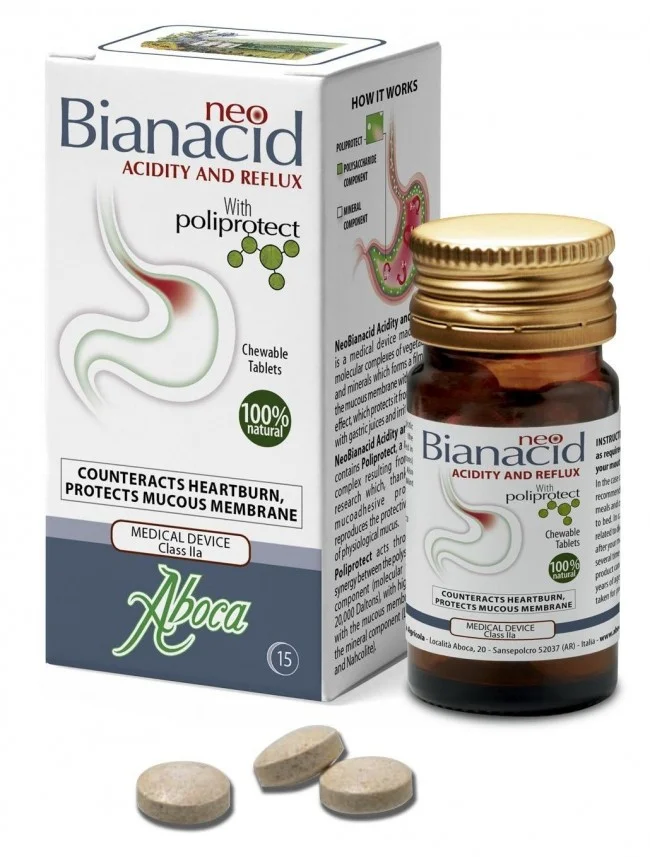 Φωτογραφία προϊόντος: Aboca NeoBianacid οξύτητα και παλινδρόμηση 14 δισκία