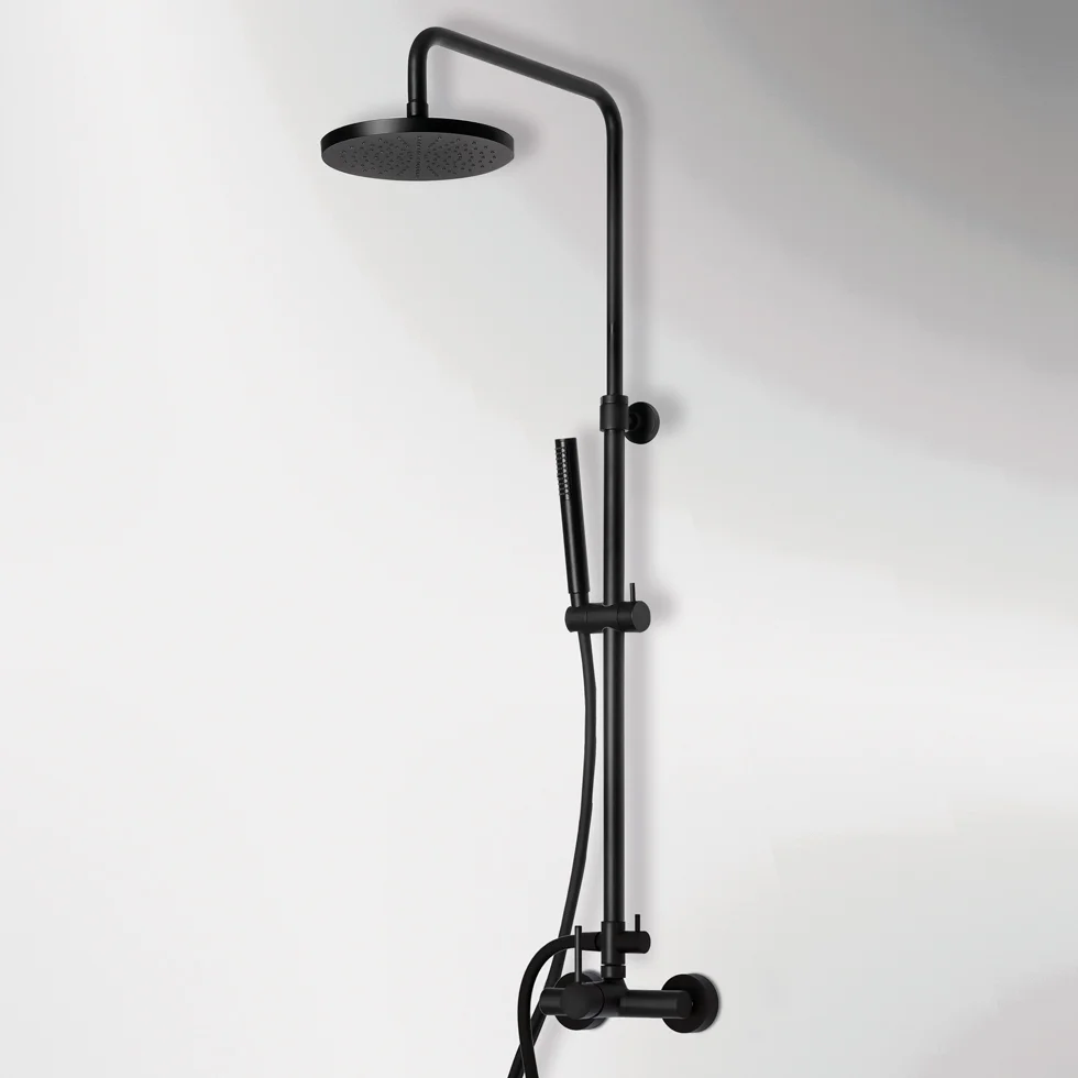 Φωτογραφία προϊόντος: EURORAMA Στήλη ντους Tonda black matt 145065