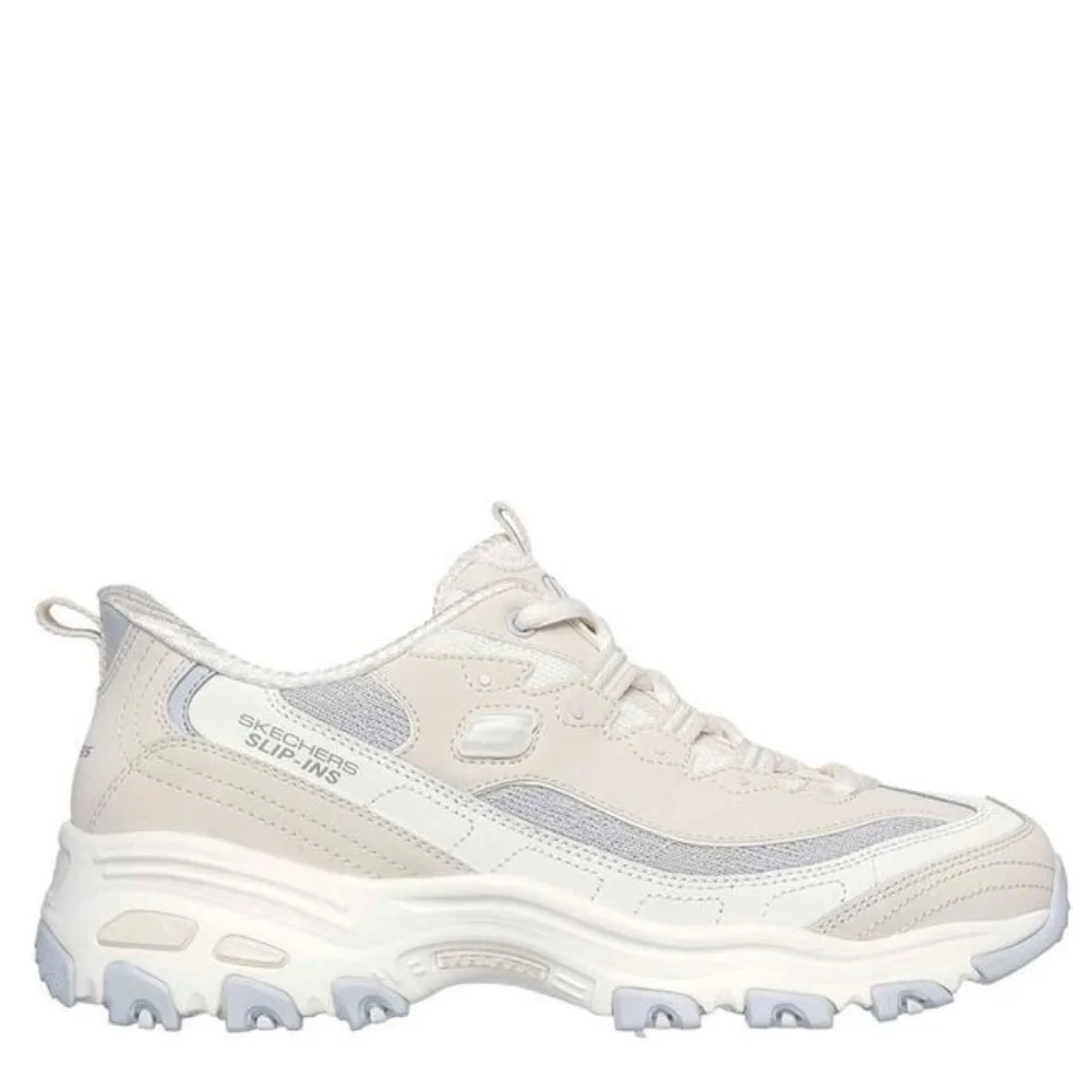 Φωτογραφία προϊόντος: Skechers D'lites Slip In - Smooth Nostalgia Sneaker 150537 Natural/Grey