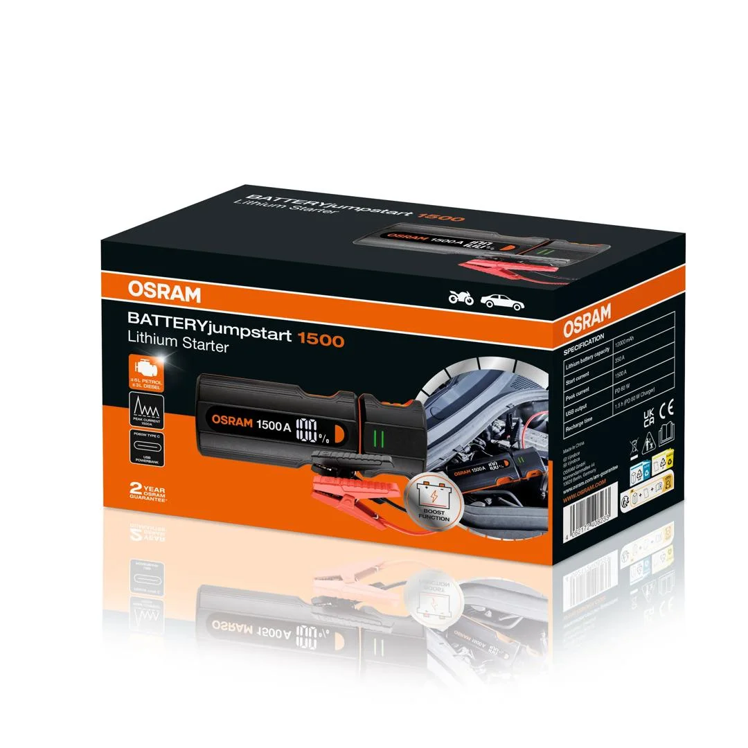 Φωτογραφία προϊόντος: OSRAM BATTERY jumpstart 1500