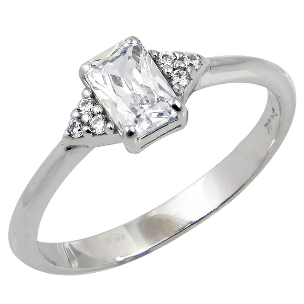 Φωτογραφία προϊόντος: fenixjewelry Λευκοχρυσο Δαχτυλίδι 14κ Ζιργκον 3453ΛΖ