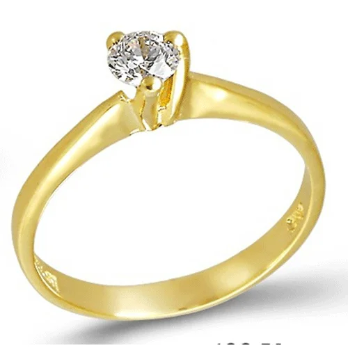 Φωτογραφία προϊόντος: fenixjewelry Χρυσό Μονόπετρο Δαχτυλίδι 14k 0433Κ