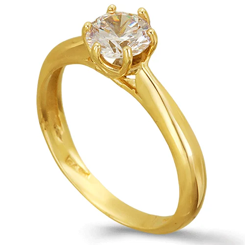 Φωτογραφία προϊόντος: fenixjewelry Χρυσό Μονόπετρο Δαχτυλίδι 14k 0471Κ1