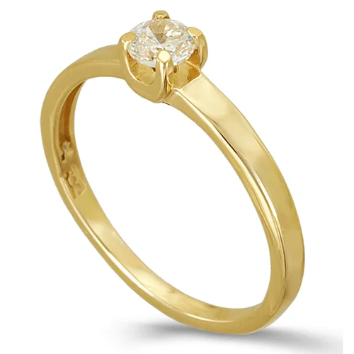 Φωτογραφία προϊόντος: fenixjewelry Χρυσό Μονόπετρο Δαχτυλίδι 14k 0312Κ1