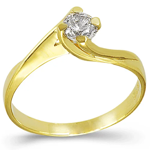 Φωτογραφία προϊόντος: fenixjewelry Χρυσό Μονόπετρο Δαχτυλίδι 14k κωδ-153γ