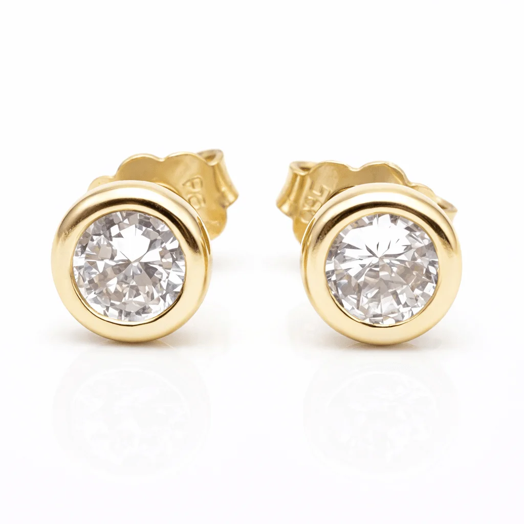 Φωτογραφία προϊόντος: fenixjewelry Xρυσα Γυναικεία Σκουλαρίκια Ζιργκον 14κ XΣ9