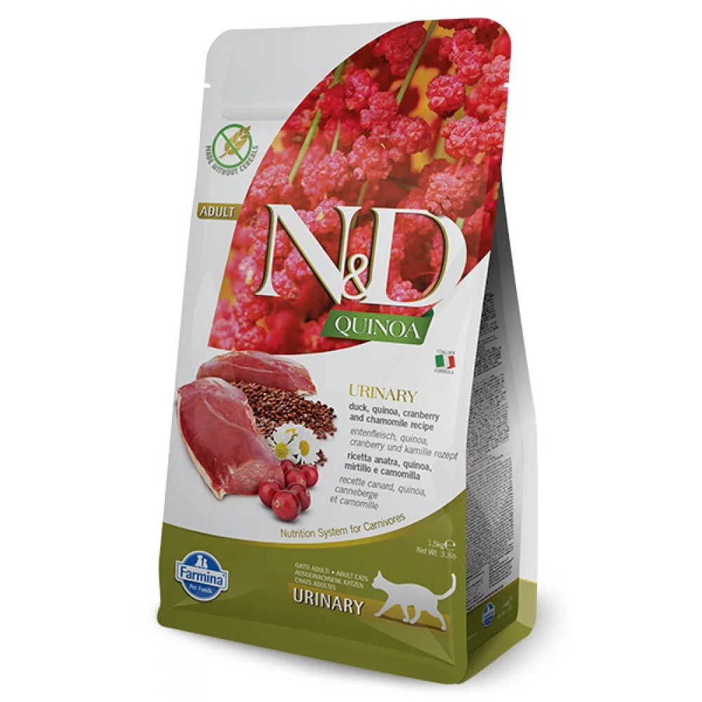 Φωτογραφία προϊόντος: N+D CAT QUINOA URINARY DUCK 1.5KG