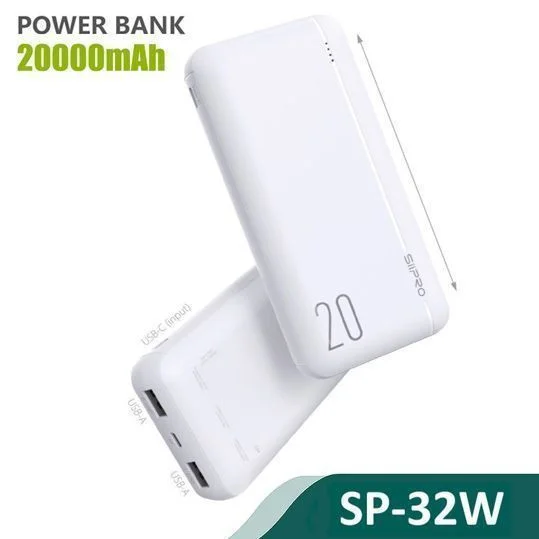 Φωτογραφία προϊόντος: Siipro SP-32W 1x PD USB-C + 2x USB Power Bank 20000mAh (Λευκό)