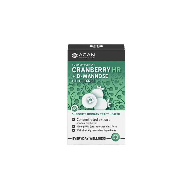 Φωτογραφία προϊόντος: SAMCOS Agan Cranberry HR +amp; D-Mannose 30 κάψουλες