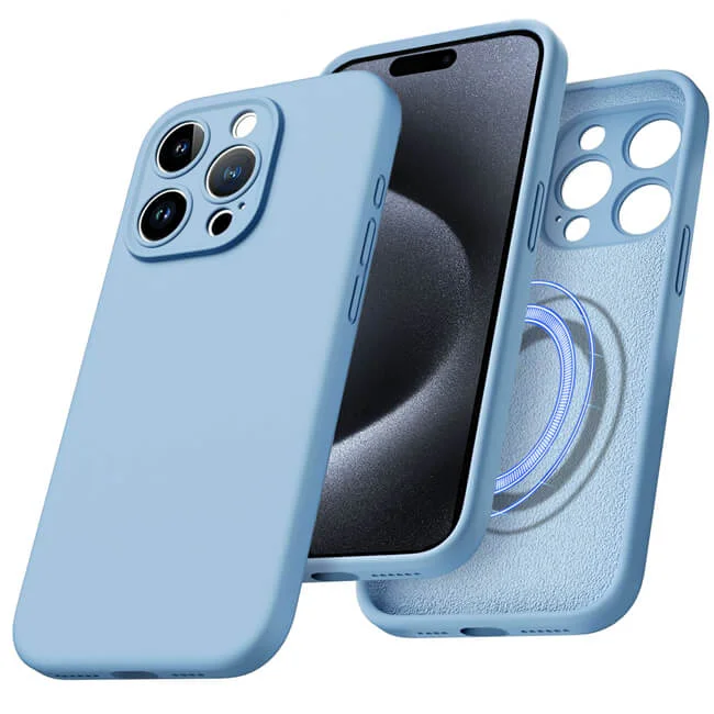 Φωτογραφία προϊόντος: Θήκη Orso Cloud MagSafe Light Blue iPhone 15 Pro