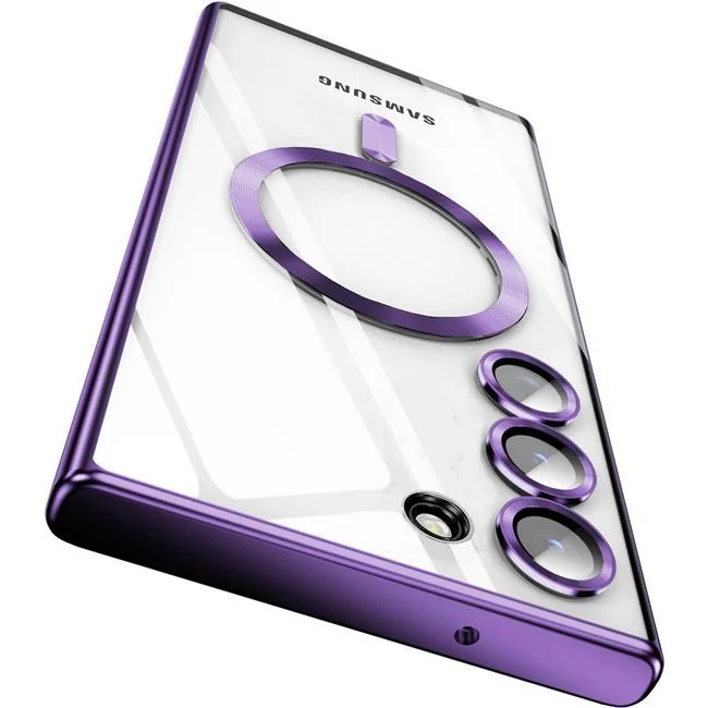 Φωτογραφία προϊόντος: Θήκη Orso Magsafe Camera Protection Bare Look Purple Samsung Galaxy S23