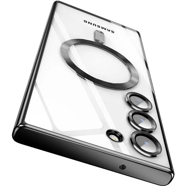Φωτογραφία προϊόντος: Θήκη Orso MagSafe Camera Protection Bare Look Black για Samsung Galaxy S23+