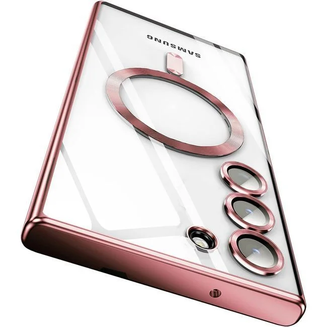 Φωτογραφία προϊόντος: Θήκη Orso Magsafe Camera Protection Bare Look Rose Gold Samsung Galaxy S23