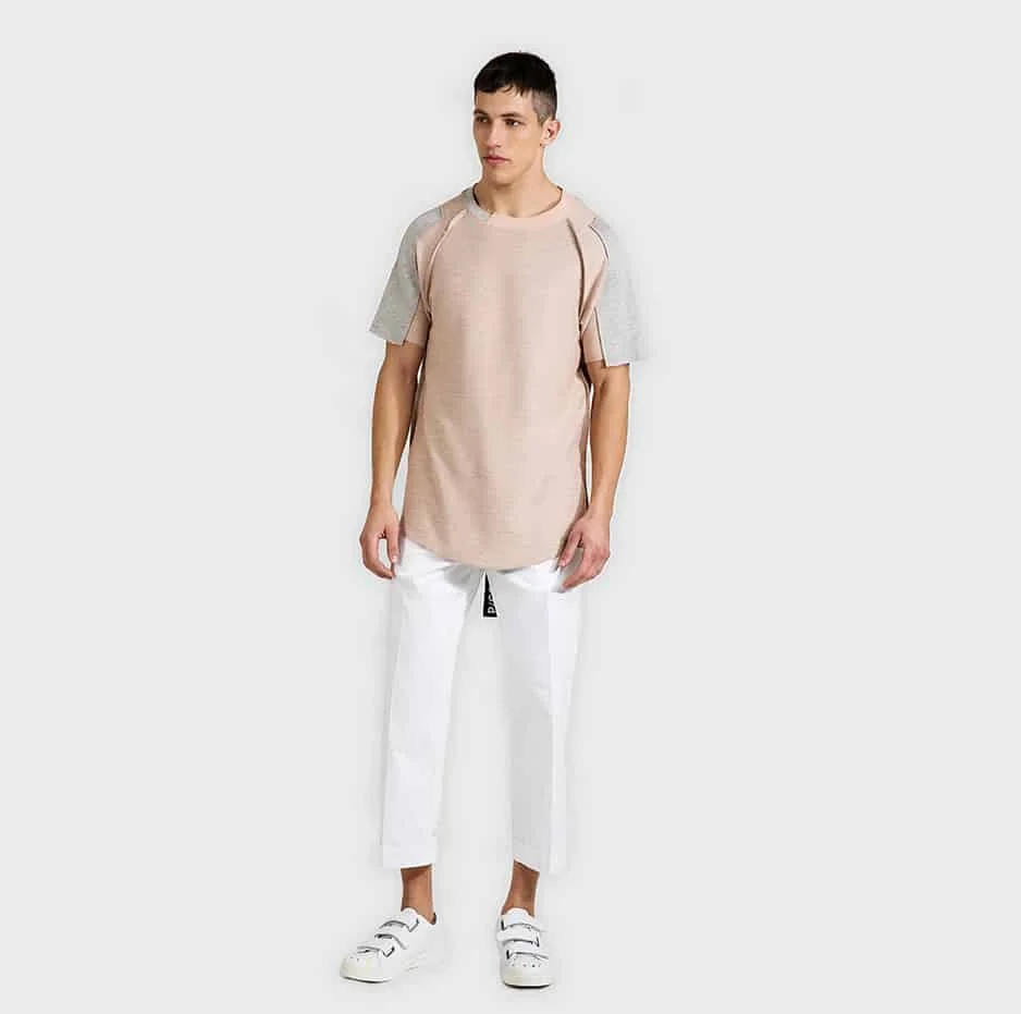 Φωτογραφία προϊόντος: Salmon T-shirt with neck tape on back