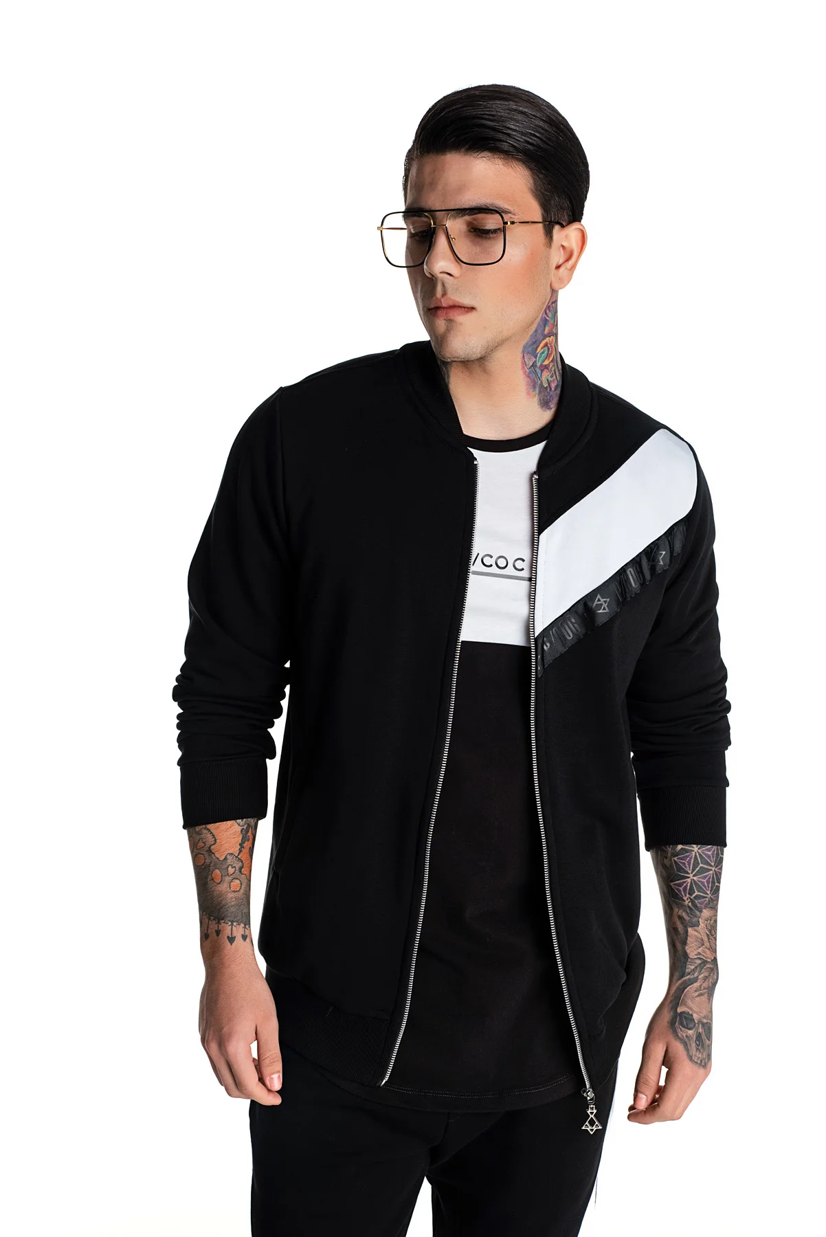 Φωτογραφία προϊόντος: Ασπρόμαυρο P/COC bomber jacket