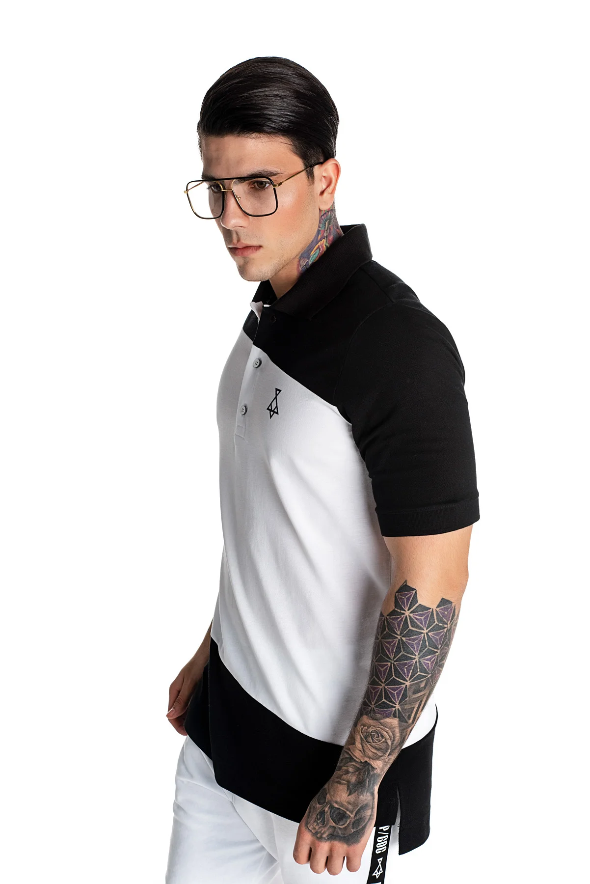 Φωτογραφία προϊόντος: Ασπρόμαυρο polo t-shirt