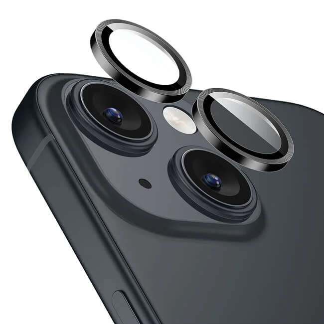 Φωτογραφία προϊόντος: ESR Armorite Tempered Glass Camera Lens (Μαύρο) για iPhone 15 / 15 Plus