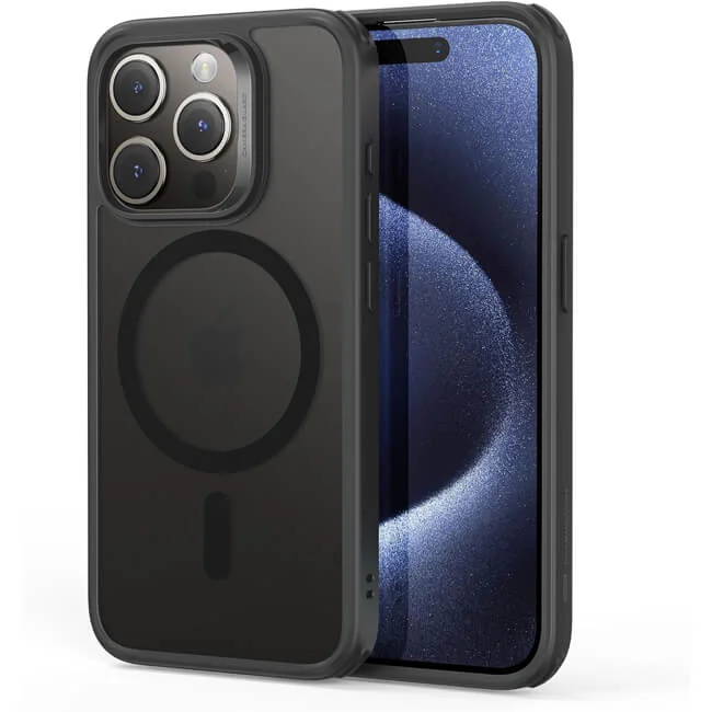 Φωτογραφία προϊόντος: Θήκη ESR Classic Hybrid HaloLock MagSafe Frosted Black για iPhone 15 Pro
