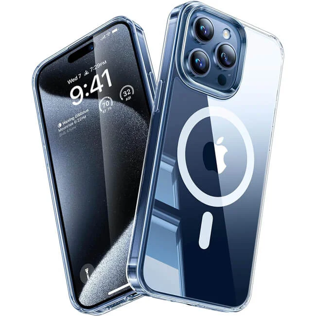 Φωτογραφία προϊόντος: Θήκη Torras Diamond-Mag MagSafe Clear iPhone 15 Pro