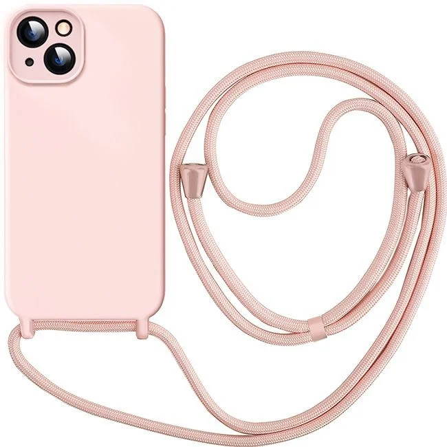 Φωτογραφία προϊόντος: Θήκη Orso Cloud Κορδόνι Pink Sand για iPhone 15