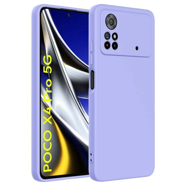 Φωτογραφία προϊόντος: Θήκη Rubber Silk Violet Poco X4 Pro 5G