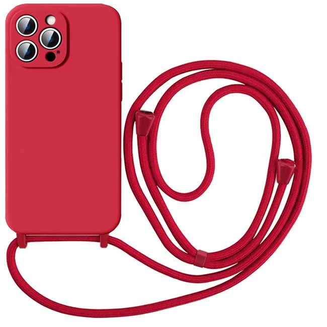 Φωτογραφία προϊόντος: Θήκη Orso Cloud Κορδόνι Red iPhone 15 Pro Max