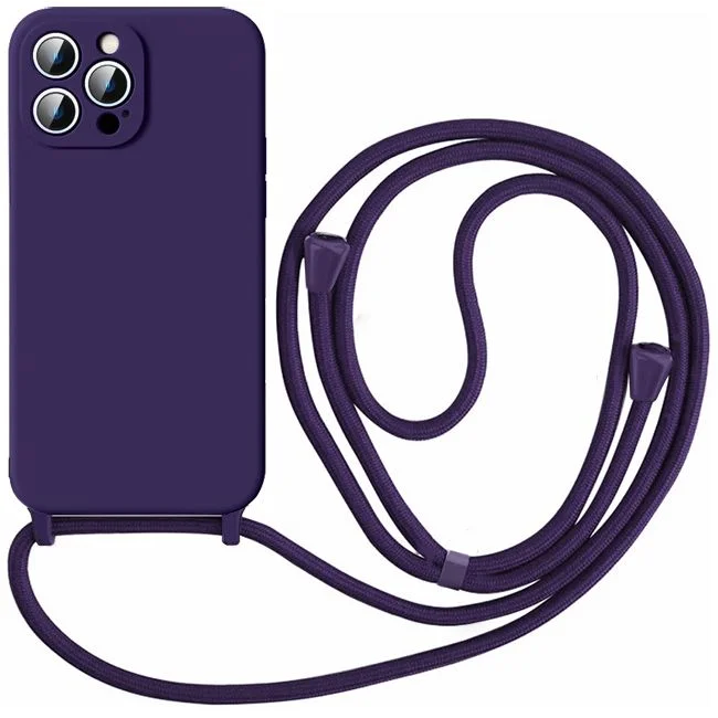 Φωτογραφία προϊόντος: Θήκη Orso Cloud Κορδόνι Elderberry iPhone 15 Pro