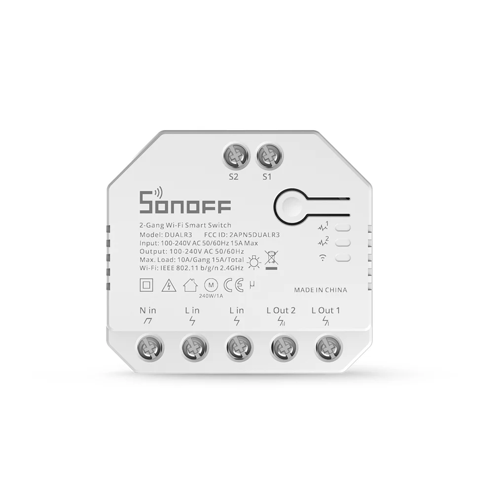 Φωτογραφία προϊόντος: Sonoff Dual R3 WiFi Smart Switch