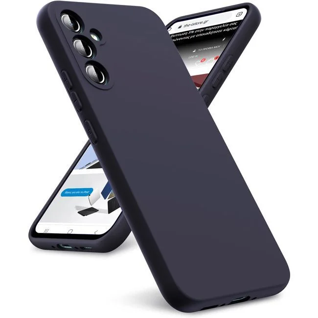 Φωτογραφία προϊόντος: Θήκη Rubber Silk Dark Blue Samsung Galaxy A15