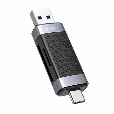 Φωτογραφία προϊόντος: Orico Micro SD/SD Memory Card Reader USB + USB-C
