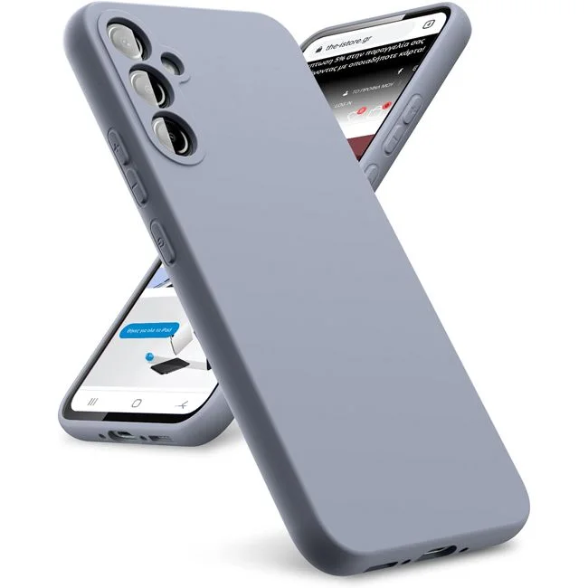 Φωτογραφία προϊόντος: Θήκη Rubber Silk Grey για Samsung Galaxy A15
