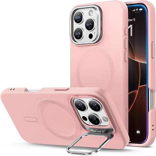 Φωτογραφία προϊόντος: Θήκη ESR Cloud με Stash Stand HaloLock (MagSafe) Ροζ για iPhone 16 Pro Max