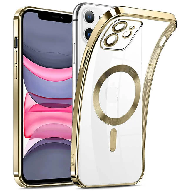 Φωτογραφία προϊόντος: Θήκη Orso MagSafe Camera Protection Bare Look Gold iPhone 11