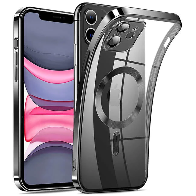 Φωτογραφία προϊόντος: Θήκη Orso MagSafe Camera Protection Bare Look Black για iPhone 11