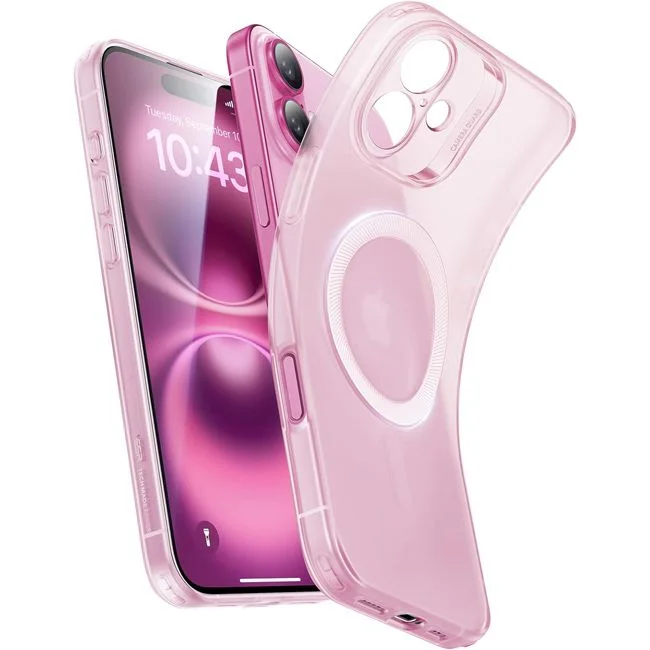 Φωτογραφία προϊόντος: Θήκη ESR Zero HaloLock MagSafe Frosted Pink iPhone 16